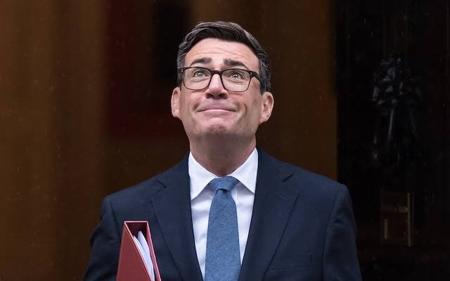 MrSugden2's tweet photo. Just to be clear.

We voted against PR.
We voted for Brexit.
No one voted for Andy Burnham.

The illegitimate PM. https://t.co/katshQqNmA