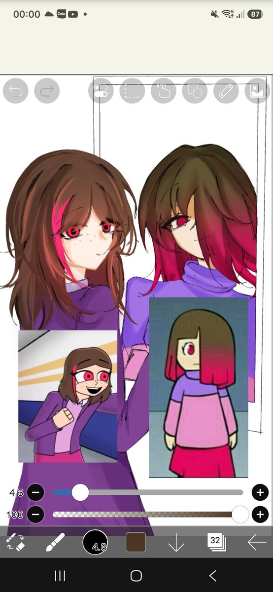 Sumehiyujii's tweet photo. The fact that the original color is so ass i couldn't drew like normal 💀💀💀

•Study - rkgk
#re_glitchtale #glitchtale https://t.co/fAAeqsa228