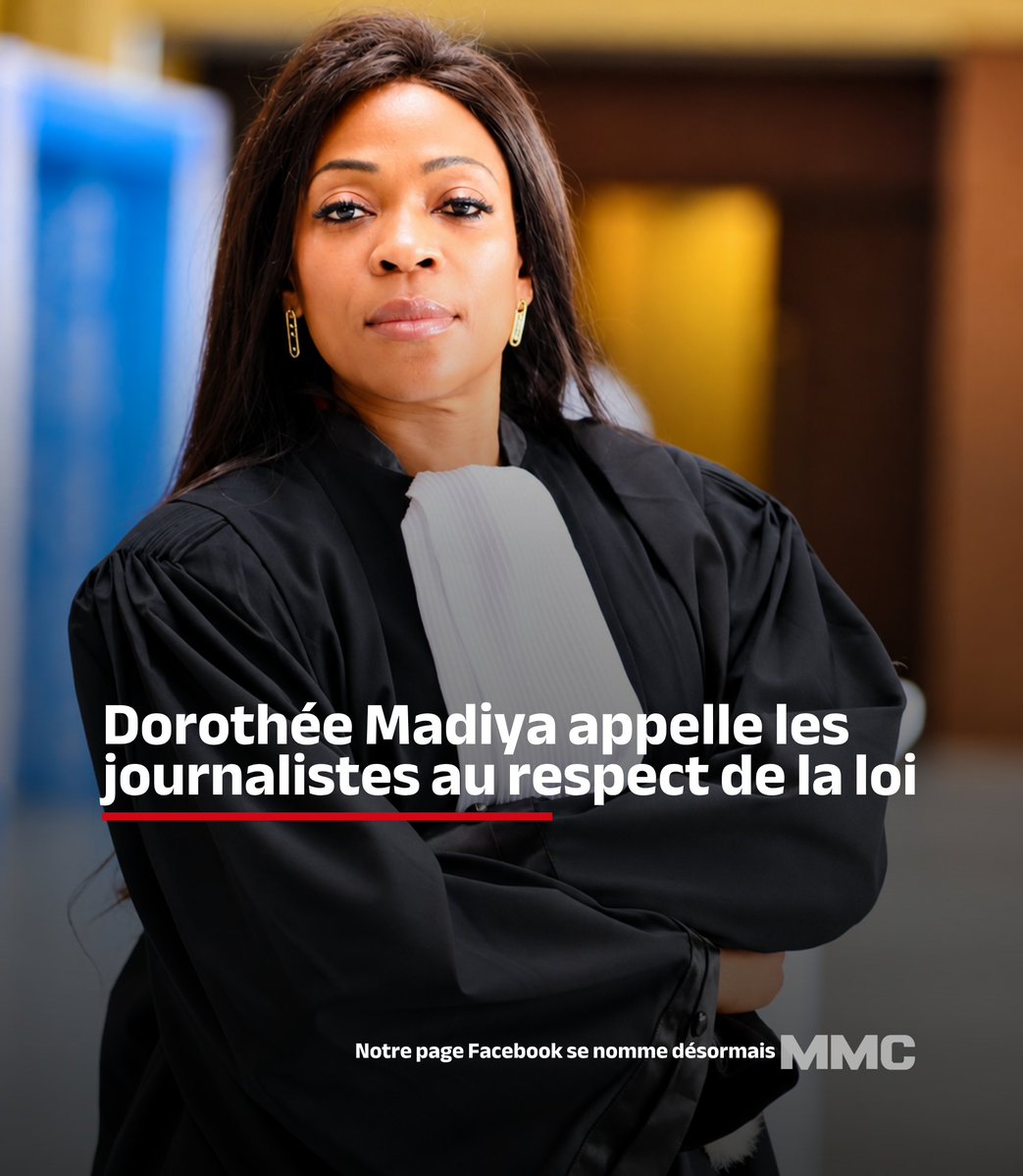 MMCrdc243's tweet photo. 🏷Député nationale et avocate de Fally IPUPA, Dorothée MADIYA interpelle le ministre de la Communication, Patrick MUYAYA, sur le respect du cadre légal par la presse. 1/3 https://t.co/vEu5Mqd1cE
