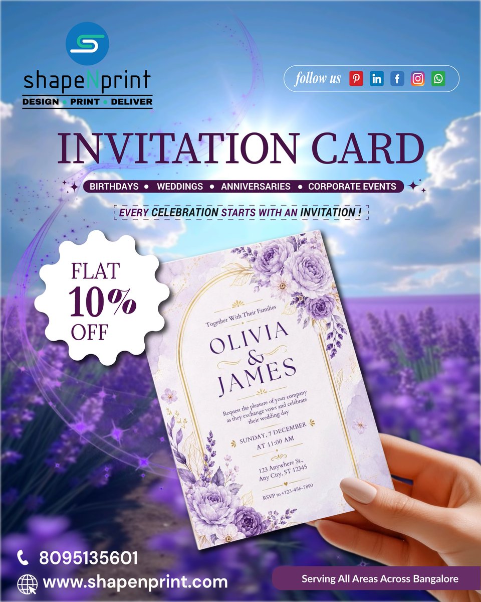 shapeNprint's tweet photo. Make every celebration unforgettable with a beautifully designed Invitation Card from shapeNprint! ✨💌

📞 Call: 8095135601
🌐 Visit: https://t.co/eSfPhdovxX

#InvitationCard #InvitationPrinting #BirthdayInvitation #AnniversaryInvitation #CorporateInvitation #CardPrinting https://t.co/cOPhHUp4qB