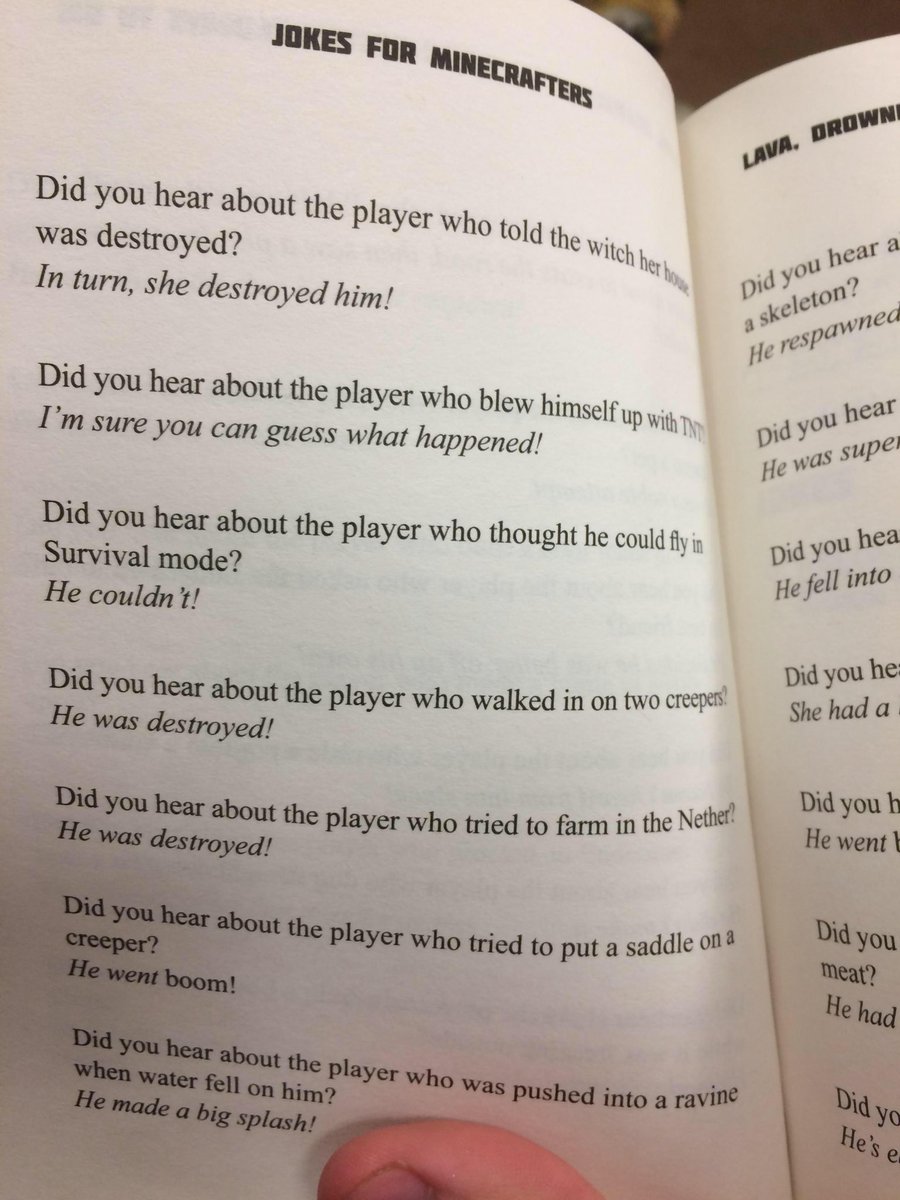 BirdieSayTweet's tweet photo. Not sure my son’s joke book is entirely appropriate https://t.co/ffmq6DeGch