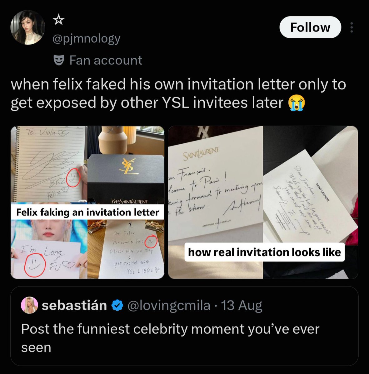 kochamemi's tweet photo. fym "faked" when he was literally at the event? 😭 https://t.co/DySrMO5s20