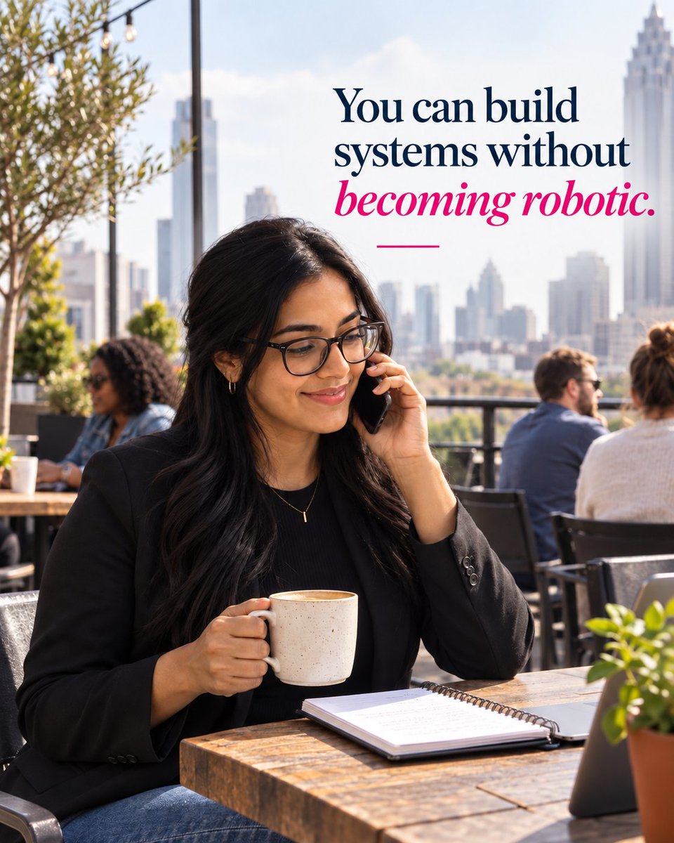 sashasmithai's tweet photo. Good systems should make it easier to be human in business, not harder.

Less chasing. Less repeating. Less switching between ten tiny tasks.

More time to actually listen, think, and respond well.

#WomenInBusiness #AIForBusiness #BusinessSystems #EntrepreneurLife https://t.co/ijtsJmIOYW