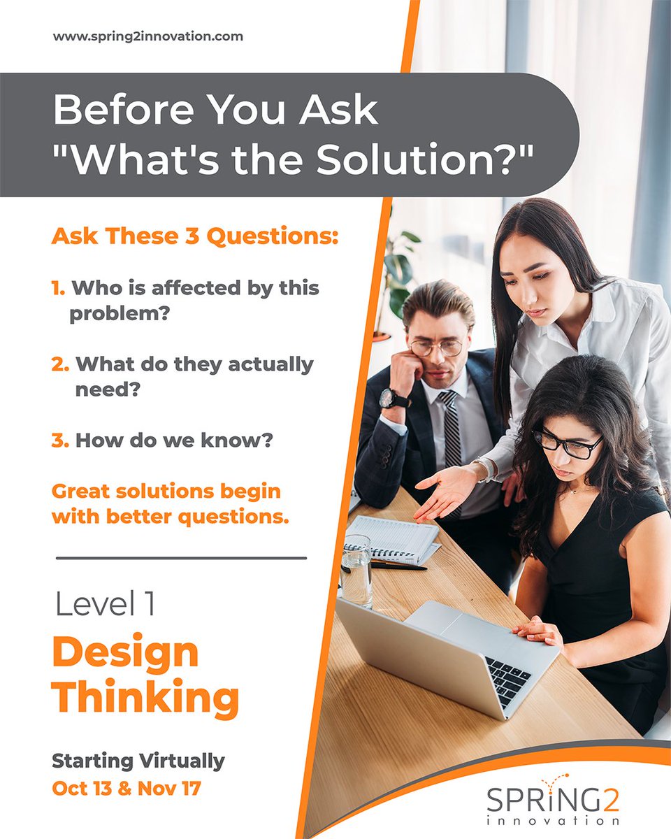 Spring2Inno's tweet photo. Don’t assume you know what your customers, team or stakeholders need.
Get your organization onboard today—https://t.co/qRvu61FxaI

#DeeperClarityMethod #Spring2Innovation #DesignThinking #TeamAlignment #StakeholderEngagement https://t.co/VoMCvpiUwN