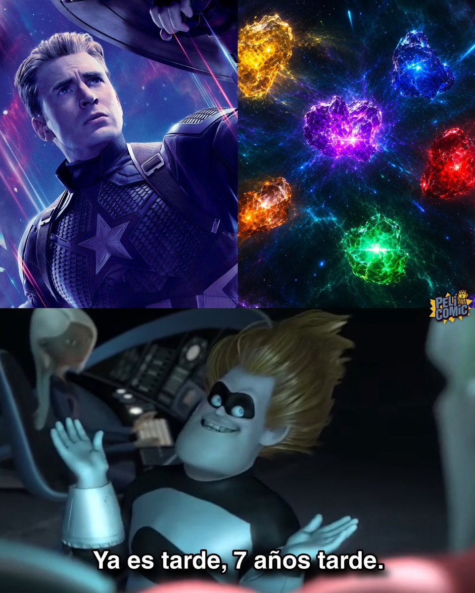 Peli_Comic's tweet photo. Los hermanos Russo consideran que sería una “gran idea” hacer una película sobre Steve Rogers devolviendo las Gemas del Infinito después de Avengers Endgame. 🎬 https://t.co/uvwluEvU9W