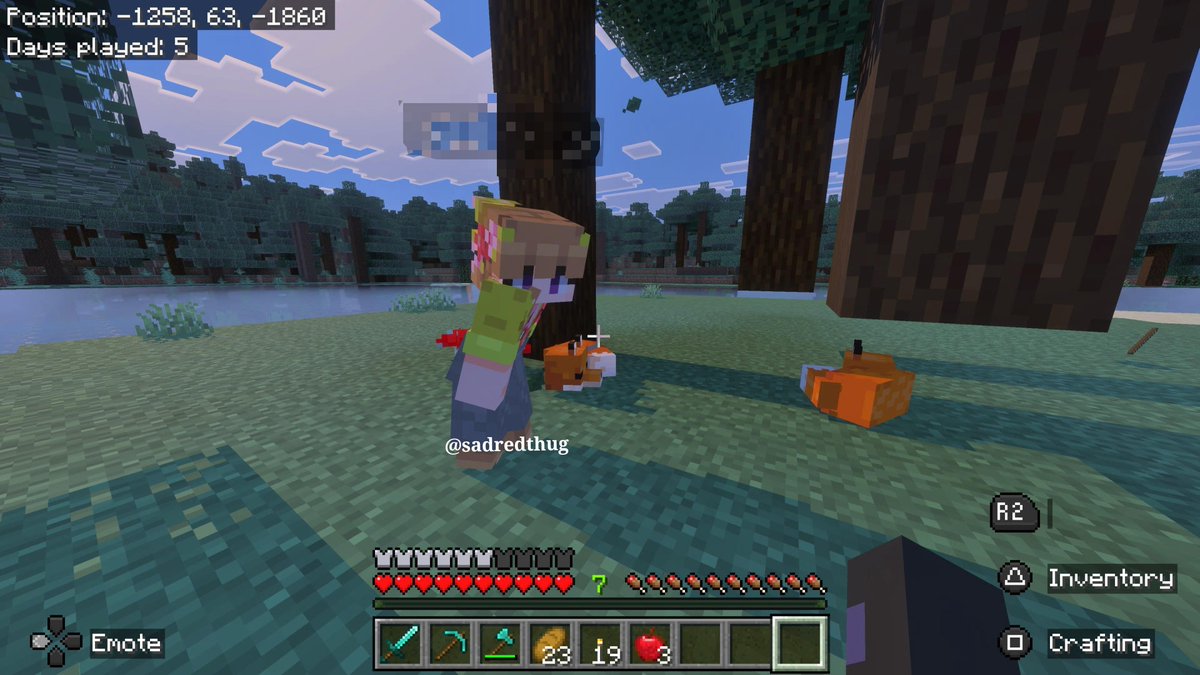 sadredthug's tweet photo. Found a rare pink sheep in Minecraft with me and my bestieee 💕💕
#minecraftㅤ #GamerLife https://t.co/7zXa5qBnEH