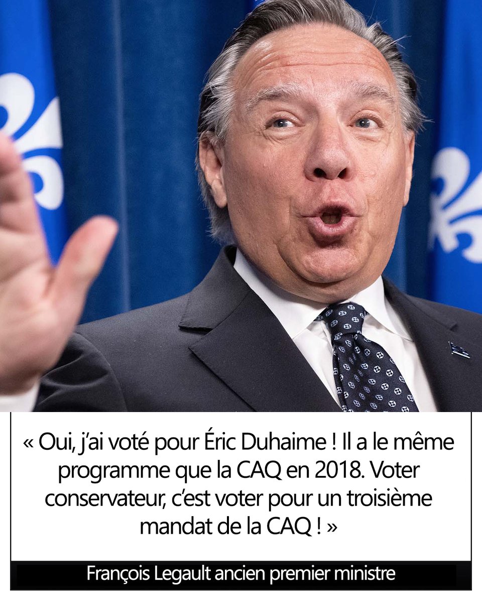Robodrigue's tweet photo. 🦊 Le vieux renard de la politique, François Legault, suit la campagne avec attention !

Interpellé à la sortie des bureaux de vote, le premier ministre s'est permis de donner un avis bien tranché sur la campagne en cours. 

#polqc https://t.co/pLyF4B8OER
