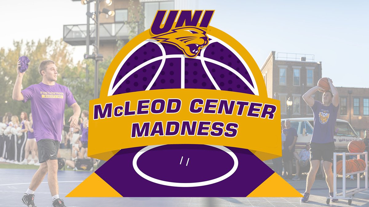 UNIAthletics's tweet photo. Due to impending weather, this Thursday's Main Street Madness event has been relocated indoors to campus as "McLeod Center Madness!"

Doors will open at 4:30 p.m. CT. Additional details can be found below 👇 

▶️ https://t.co/dWBbdTqgKt

#EverLoyal | #LegacyEra https://t.co/en4QeRnUcL