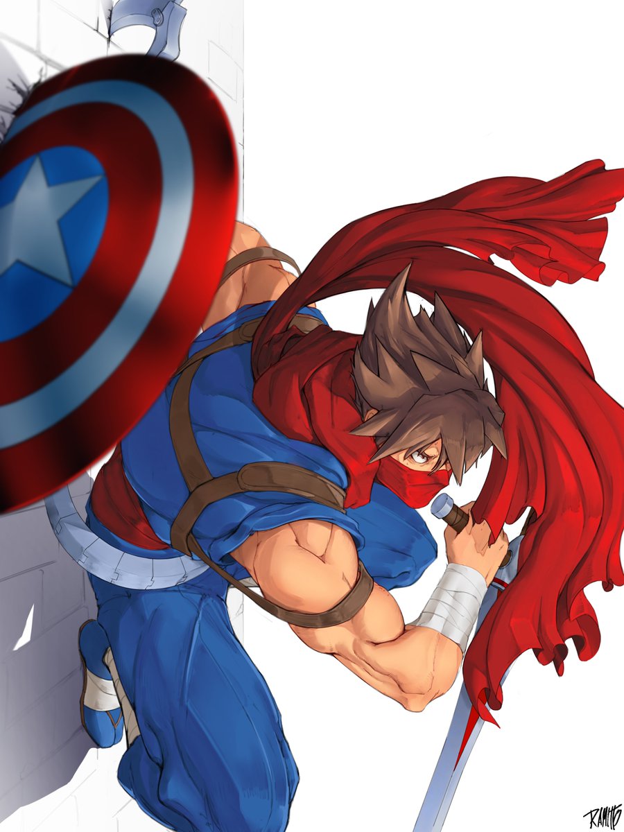 Ramitto003's tweet photo. Strider hiryu vs captain america
MvC https://t.co/av9BV5Zzmp