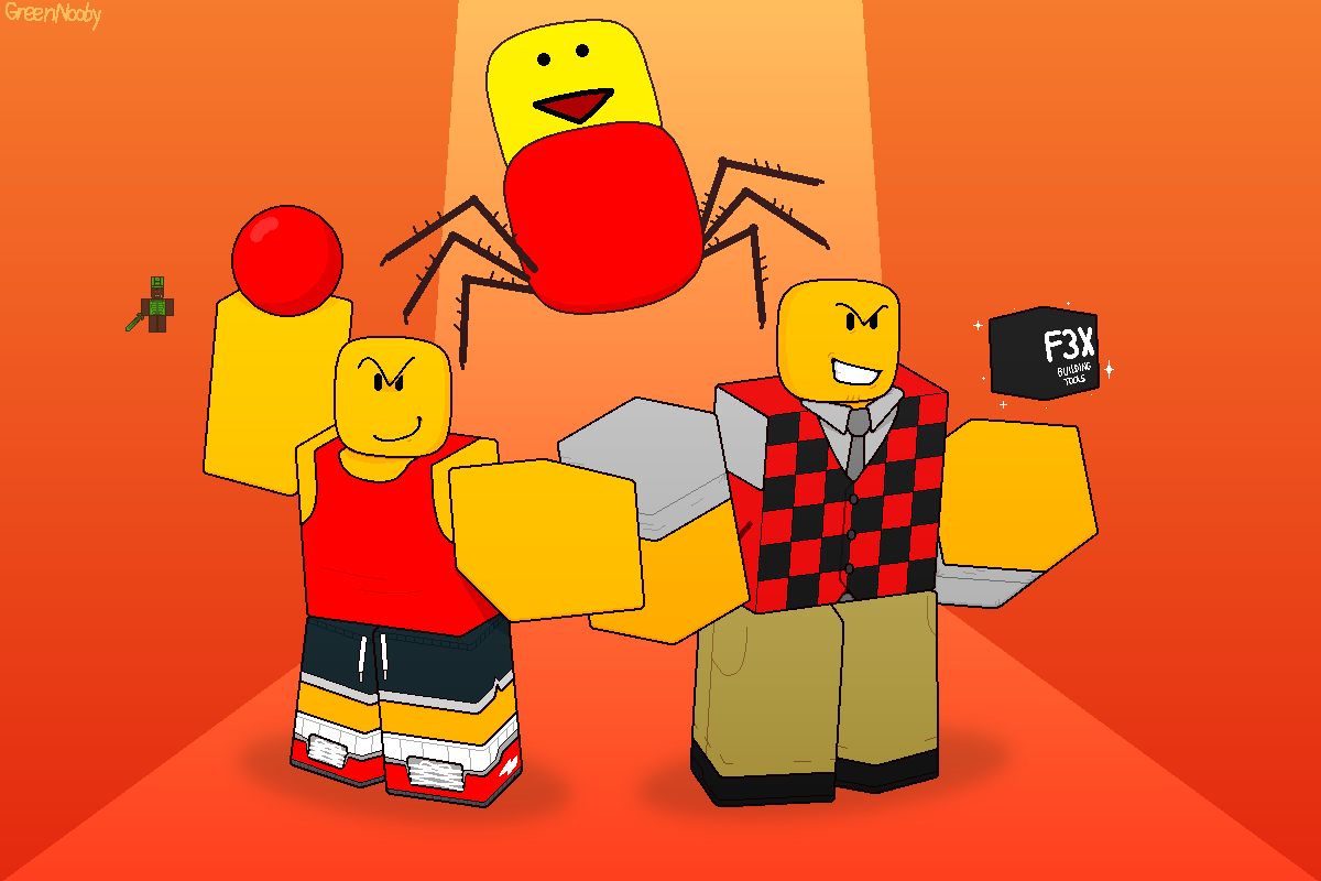 goobynoobington's tweet photo. "We're fearless!"  -Baller &amp; Devesto
#roblox #robloxart #dieofdeath https://t.co/uVIr67gXeZ