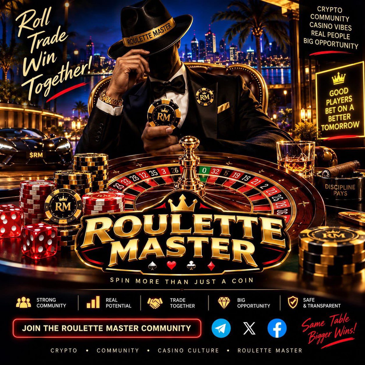 Kerryannah_001's tweet photo. RoulletteMaster is becoming more than just a token 🎰🔥

It’s about building a real brand around community, transparency, and a long-term vision.

And now the dev is taking things a step further with RoulletteMaster merch 👀

The vision is slowly coming to life beyond the charts.

Locked in. More updates on the way. 🚀

@PoolKinggg