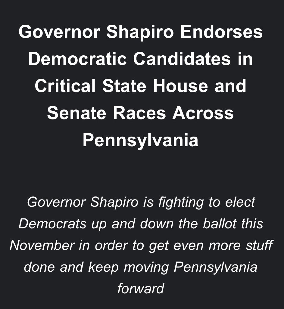 jjabbott's tweet photo. .@JoshShapiroPA throwing down the hammer to win down ballot and get more shit done in Harrisburg to make life better. PA Dems are not messing around to flip the Senate and expand the House majority. https://t.co/OKVq8ZuVqa