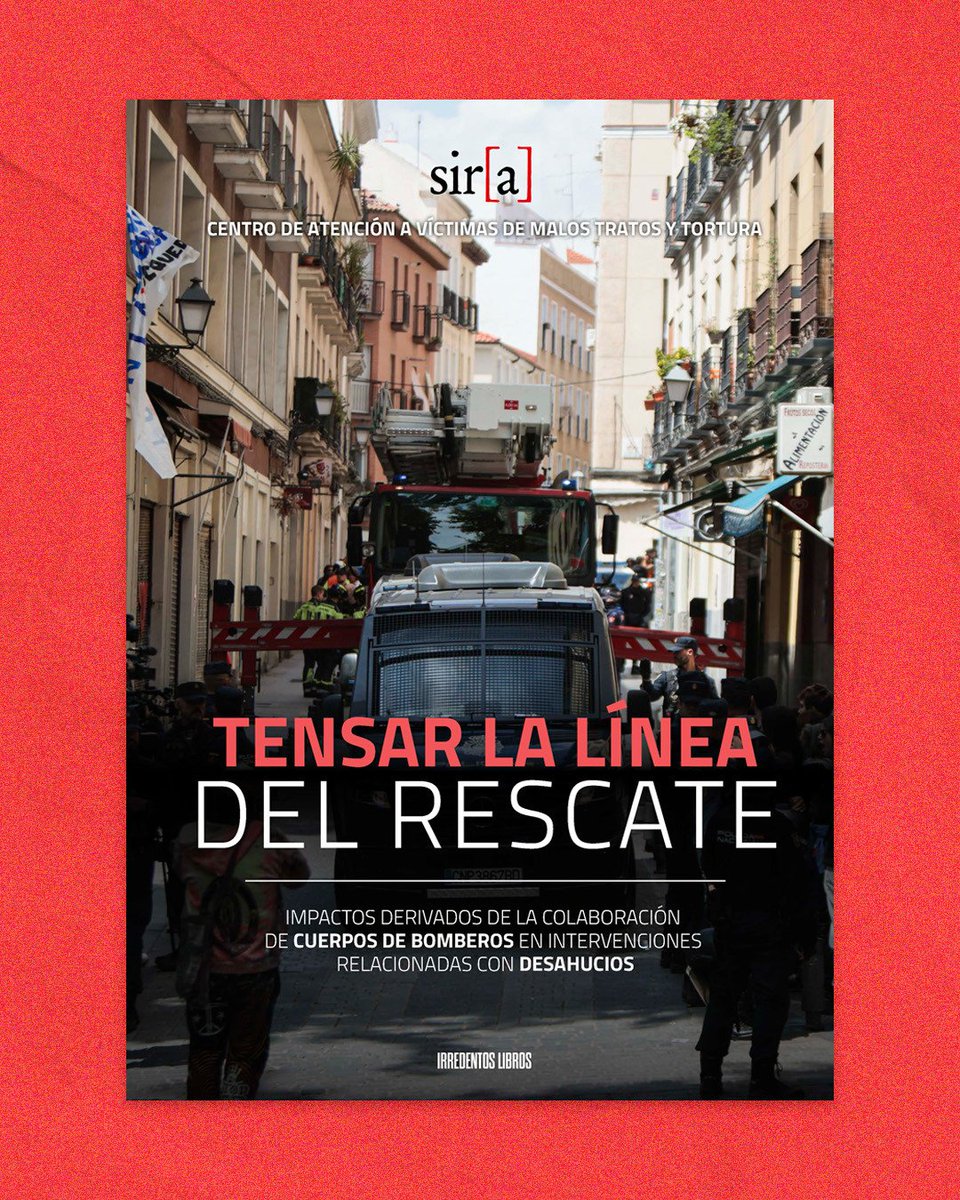 Bomberxs_cld's tweet photo. 📑Hoy hemos presentado a los medios este nuevo informe, que documenta el impacto de colaborar (o no) en desahucios. 

Un análisis jurídico y psicosocial sobre una realidad que, a día de hoy, carece de cobertura legal expresa. https://t.co/ebD8rBCR2C