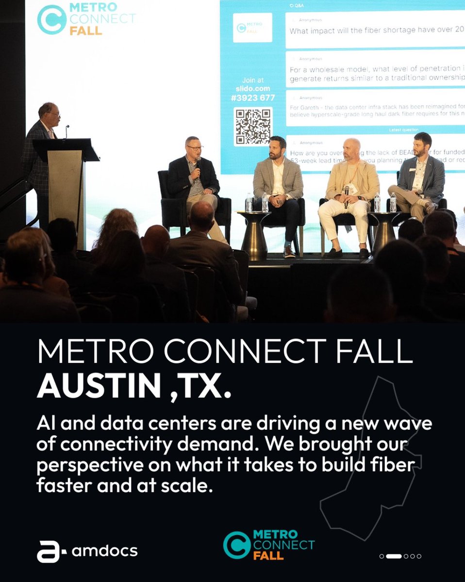 Amdocs's tweet photo. How many time zones can one company cross in a month?

Quite a few, apparently.

September took us from city to city, continent to continent. We took the stage, challenged ideas and helped steer the conversations shaping what’s next for telecom.

Where did we go? What did we talk about? And what did we bring home?

We made a short recap. Swipe for a quick trip around the world. 🌍

#Amdocs #aOS