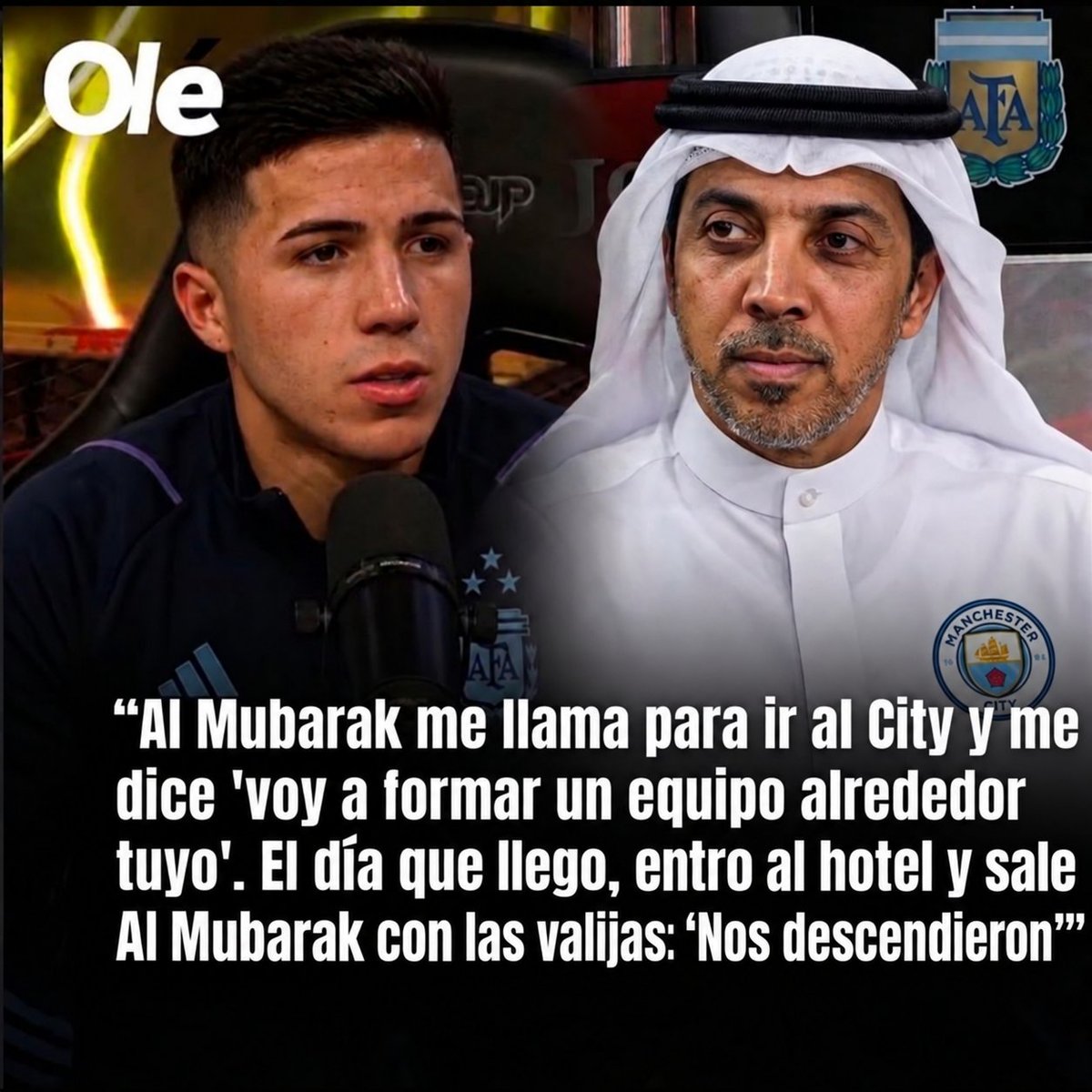 frabigol's tweet photo. Enzo Fernández en el Manchester City https://t.co/GhscMgzDrI