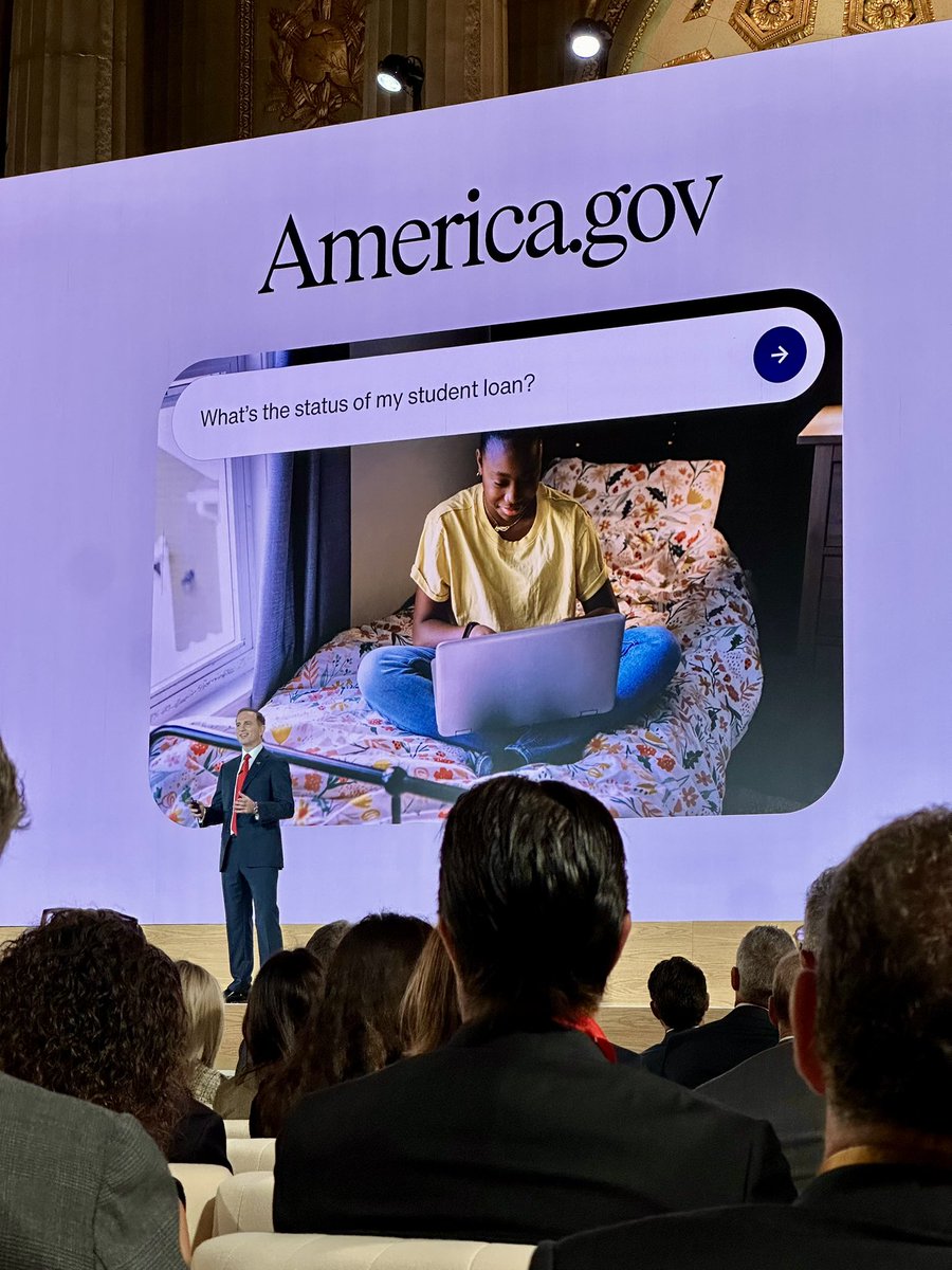 soleio's tweet photo. Silicon Valley meets Washington DC.

Americans everywhere will benefit enormously from the work @ndstudio unveiled today with https://t.co/vMkKHPu8nc 

Very proud and impressed with the leadership of @jgebbia as our nation’s first CDO. Executing on this vision is no small feat. https://t.co/ZHLYqQVUCU