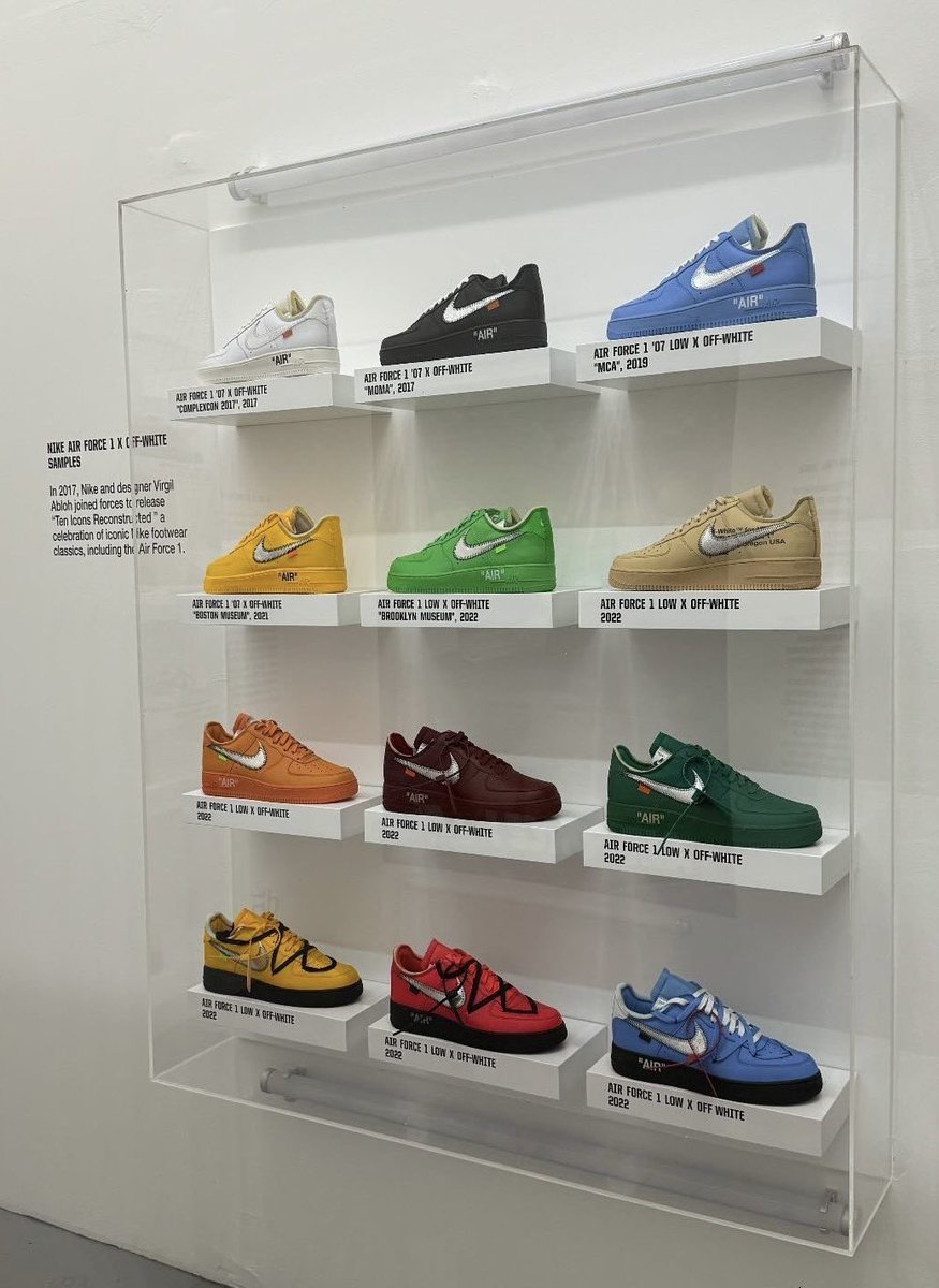 JustFreshKicks's tweet photo. Off-White x Nike Air Force 1 by Virgil Abloh 🎨 https://t.co/sjbTbpr2Mo