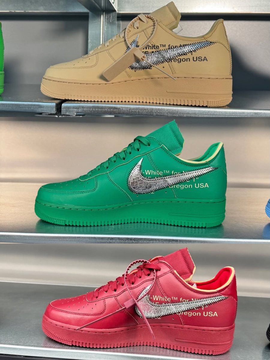 JustFreshKicks's tweet photo. Off-White x Nike Air Force 1 by Virgil Abloh 🎨 https://t.co/sjbTbpr2Mo