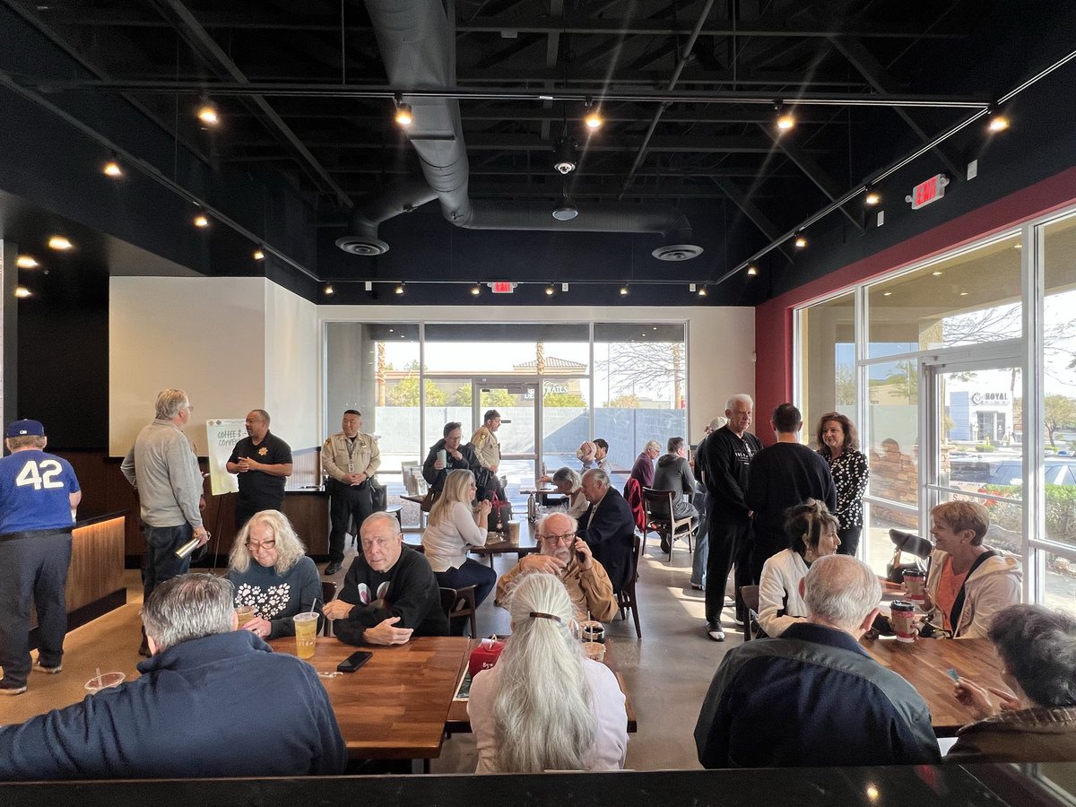 CommishNaft's tweet photo. Happy National Coffee Day ☕️ Through the years, I’ve enjoyed hosting my Coffee &amp; Conversation events at local cafes around District A! https://t.co/0tcbsugPVf