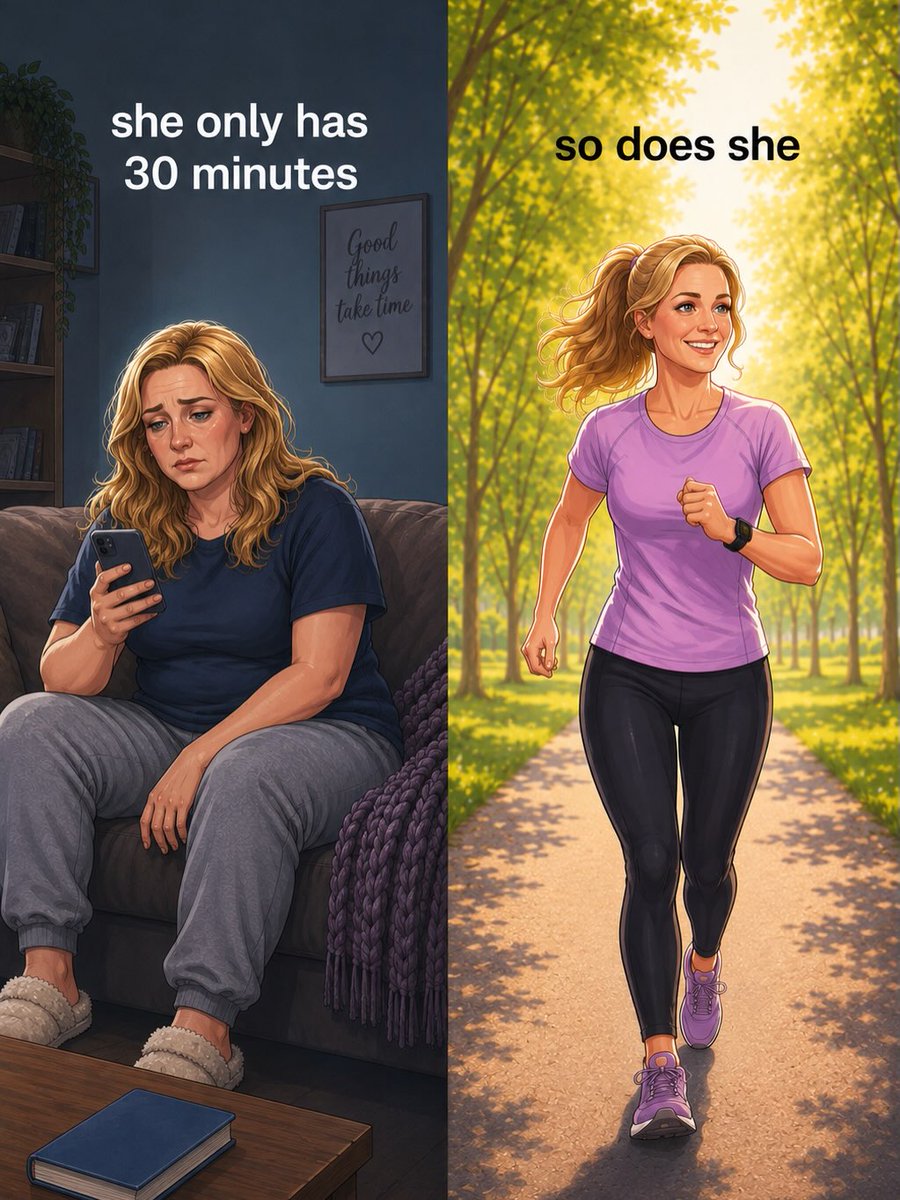 LetishaStefagk's tweet photo. She doesn’t have more time than you do. One has a busy schedule. So does the other. One is tired. So is the other. One sometimes has only 30 minutes. So does the other. One prefers convenience. So does the other. Yet their daily choices can look https://t.co/EnhWsZ3f5z