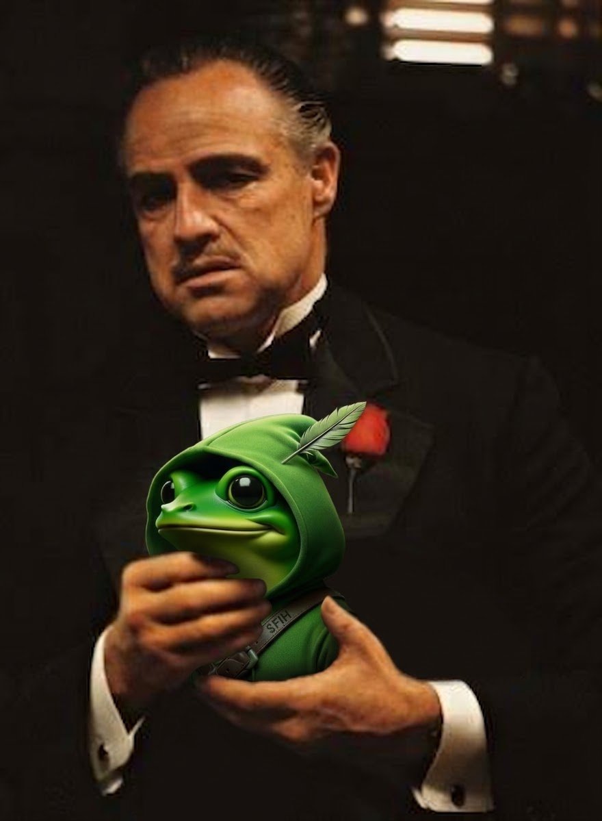 S0uphiane's tweet photo. $FIH… I’m gonna make you an offer you can’t refuse.🐸🪶 https://t.co/zU3EfQe3Xq