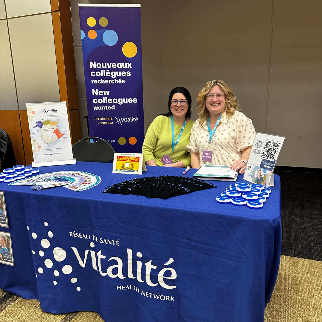 ClinCareersExpo's tweet photo. 🏥 Meet @VitaliteNB at the #ClinicalCareersExpo in Toronto this Saturday!
Explore diverse healthcare career opportunities across New Brunswick and connect with the Vitalité team in person.
👉 https://t.co/xg4LfyIdjT
#CCEToronto2026 #ClinicalProfessionals #HealthcareCareers https://t.co/ktAvChlZnQ