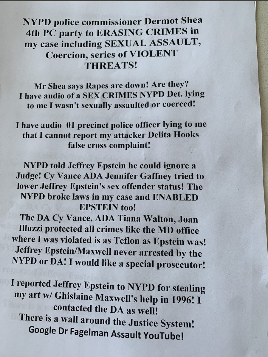 vegansuz's tweet photo. I’m so traumatized so exhausted, but Rubenstein was hired by jeffrey epstein to trash the Victims to lie about them and I told Rubenstein if he thought he could make Christine Quinn mayor he was wrong. I was violated at a doctors and then victimized again and again no Justice yet https://t.co/ws78h6zcmh