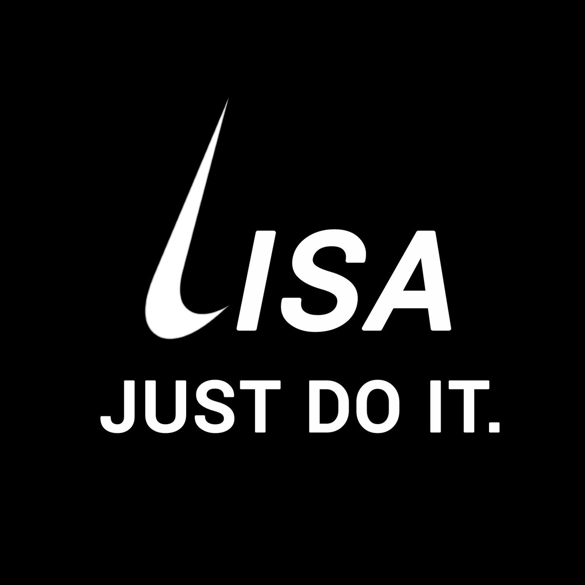 KKLIINSGA's tweet photo. ไม่ธรรมดานะ สัญลักษณ์ NIKE มาอยู่ในชื่อของ LISA อ่ะ https://t.co/is5sLApIRv