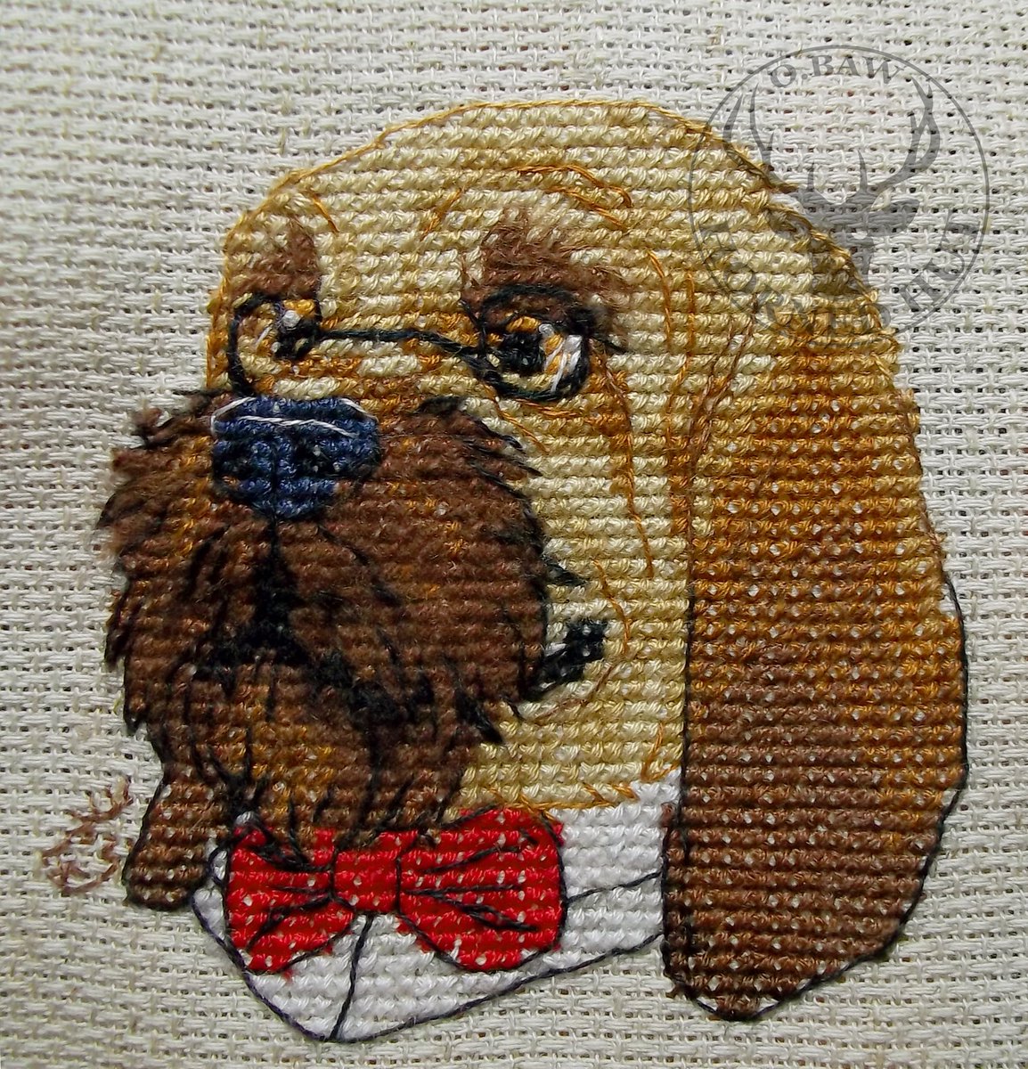 Horned_Hut's tweet photo. #furryart #dog #bloodhound #wirehaired_pointer #hybrid #cross_stitch #crossstitch #embroidery #handmade #craft #steinwill #haizebou #haize #horned_hut #hornedhut

🐕Delbert🐶

A bonus for waiting while I was out of shape, for @Steinwill1  &amp; @HaizeSr

The design &amp; embroidery by me https://t.co/lmO013jiCs