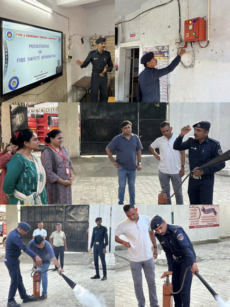 bmc_fire101's tweet photo. આજરોજ ભાવનગર મહાનગરપાલિકા ફાયર એન્ડ ઇમરજન્સી સર્વિસ દ્વારા *શ્રી કસ્તુરબા મોહનદાસ ગાંધી પ્રાથમિક શાળા નં. ૪૮* મીલ ની ચાલી, રેલવે ફાટક પાસે, કુંભારવાડા  ખાતે ફાયર સેફ્ટી ડેમોસ્ટ્રેશનનું આયોજન કરવામાં આવ્યું હતું.
ડેમોસ્ટ્રેશન દરમિયાન શાળાના વિદ્યાર્થીઓ તથા સ્ટાફને આગ લાગવાના https://t.co/JiAA1pVRuJ