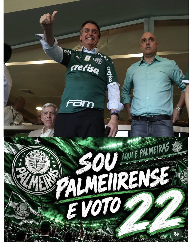 carlosedcatao's tweet photo. SOU PALMEIRENSE E VOTO 22 https://t.co/PRhV21nwRz