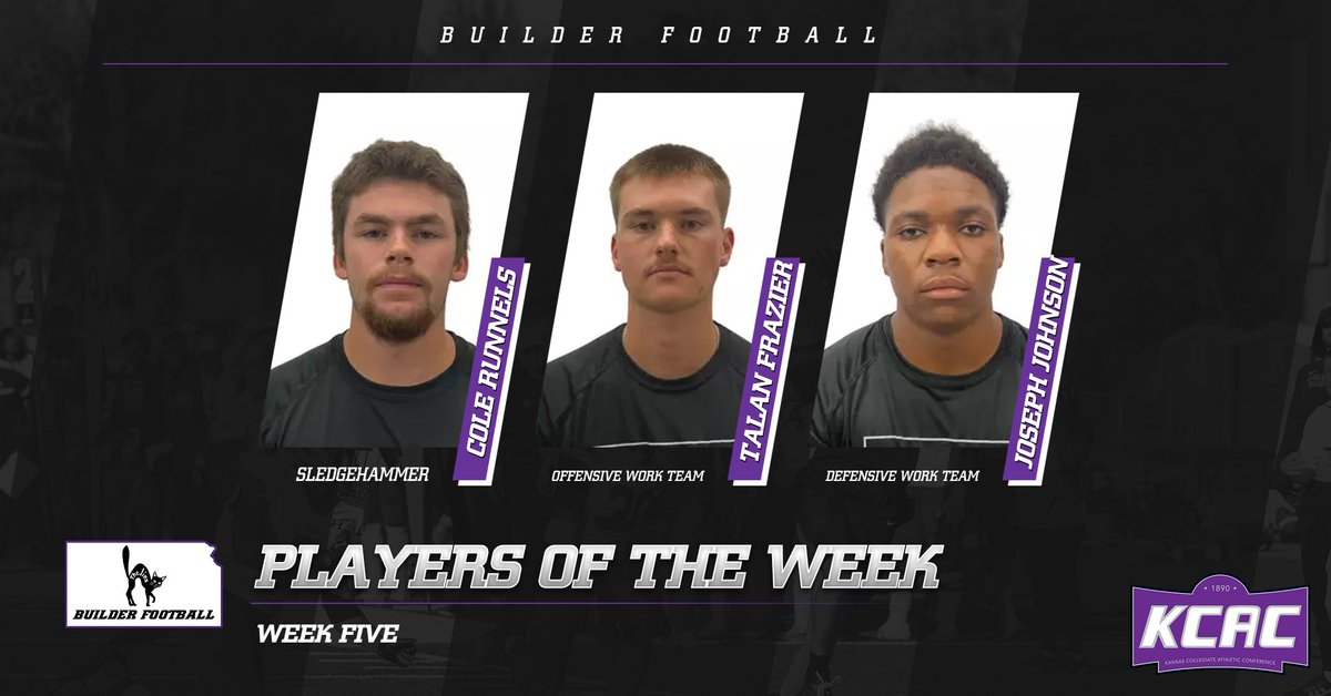 BuilderFootball's tweet photo. Week Five Players of the Week https://t.co/ND2qbR5pTP