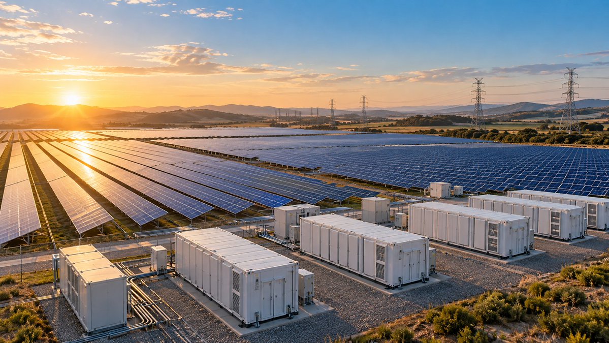AleaSoftEnergy's tweet photo. ☀️🔋 La creciente #electrificación de la economía, el desarrollo del #AlmacenamientoEnergía y una gestión más sofisticada de la #energía abren una etapa de nuevas oportunidades para la #fotovoltaica.
#EnergíaSolar #Baterías #Hibridación #TransiciónEnergética #EnergyForecasting https://t.co/nQNZ7GvxDr