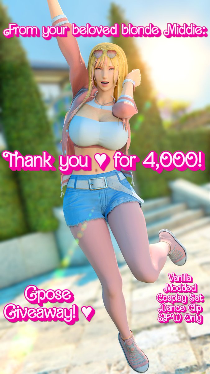 Eve_from_Aether's tweet photo. THANK YOU SO MUCH FOR 4k FOLLOWERS! 🥹🩷

I'm beyond happy to receive so much love; so I want to give that love back! 🫶

For the next 24hrs, I'll be doing a Gpose Giveaway! 🥳

Entry:
+Follow!
+Post your WoL/OC and what you ❤️ about them!

Winner will be picked @ random! GL! 🥳 https://t.co/RnIQa689B1