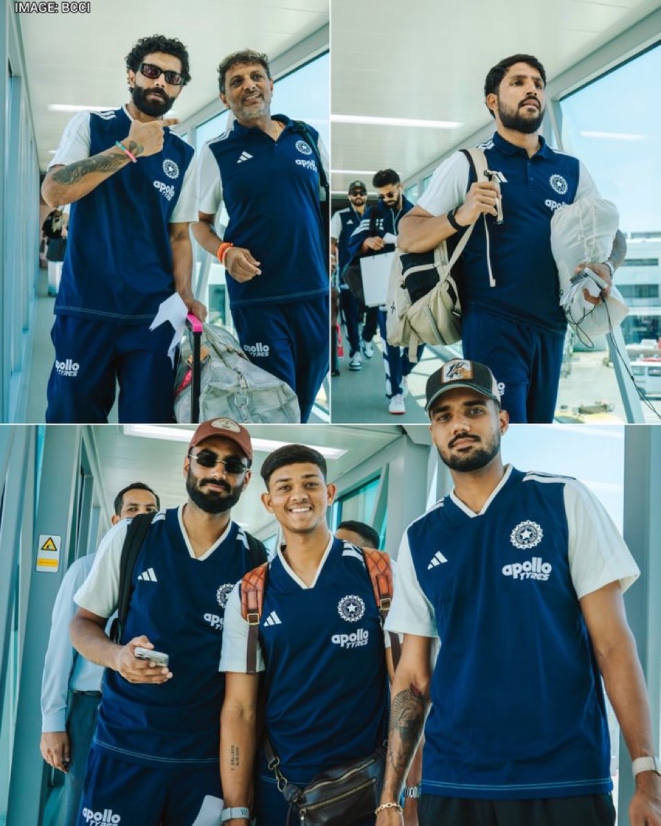 Possible11team's tweet photo. Team India has arrived in Guwahati to play the 2nd ODI against West Indies
#TeamIndia #INDvsWI #Guwahati #RoKo #ShubmanGill https://t.co/0fOontISo3