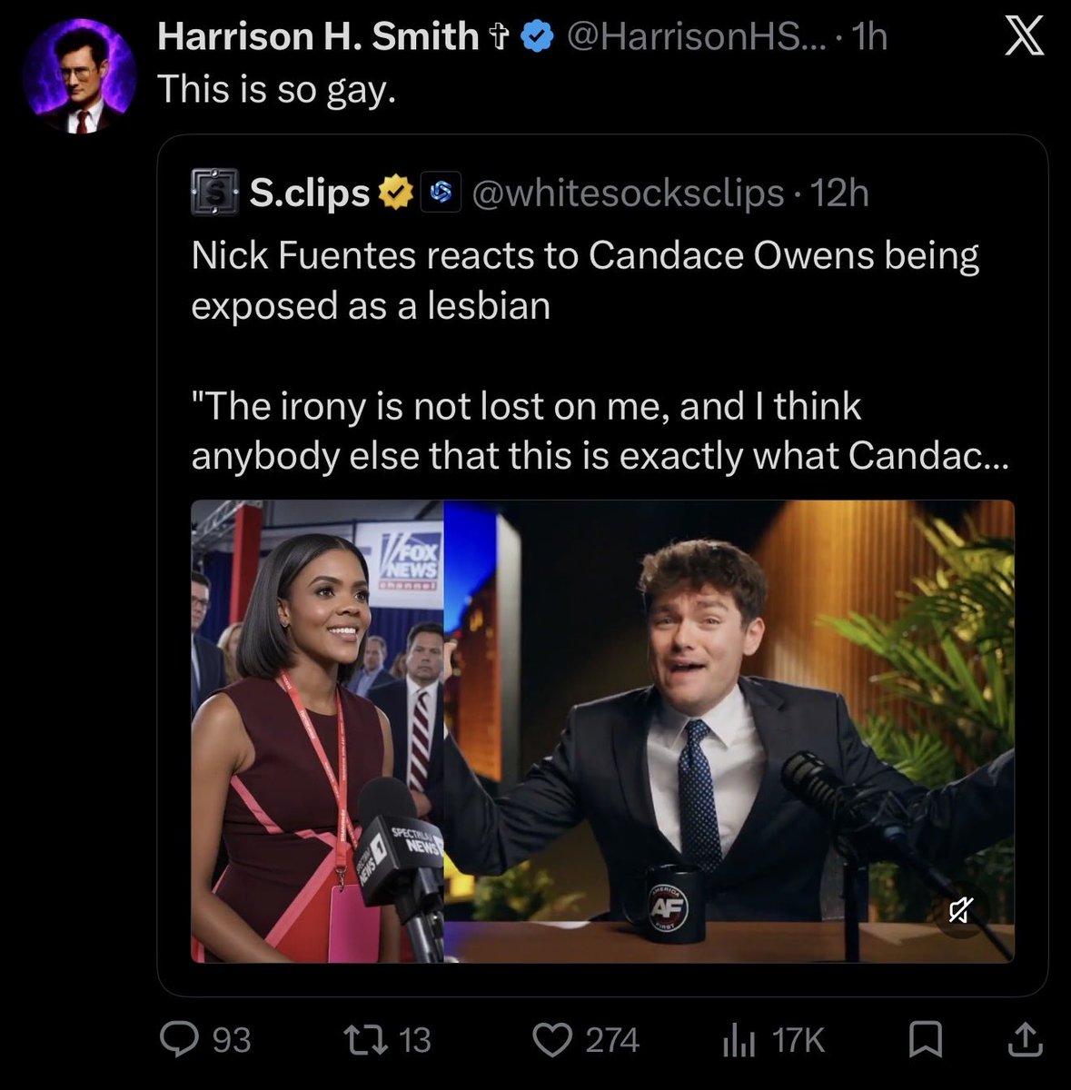 mintgreenlogic's tweet photo. @HarrisonHSmith What were you calling gay that you took down? https://t.co/Q2SzzZq1v7