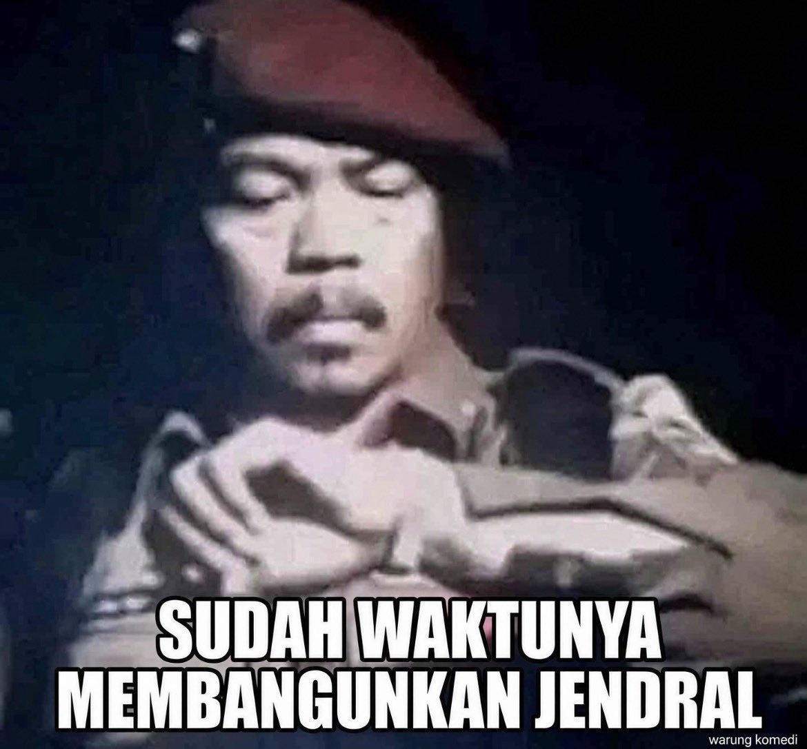 WarungKomedi_'s tweet photo. waktunya menjemput jendral https://t.co/pvPJ9DHoTG