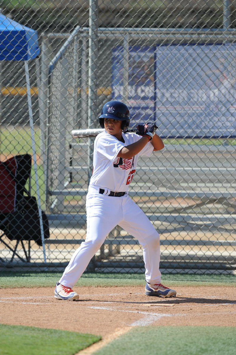 USABaseball12U's tweet photo. Proud of these two alums for racking up some awards in the pro ranks this season 👏

🇺🇸 Cooper Kinney: Southern League All-Star Team
🇺🇸 Ralphy Velazquez: International League All-Star Team &amp; All-MiLB Prospect Second Team https://t.co/ok8rRwsrko