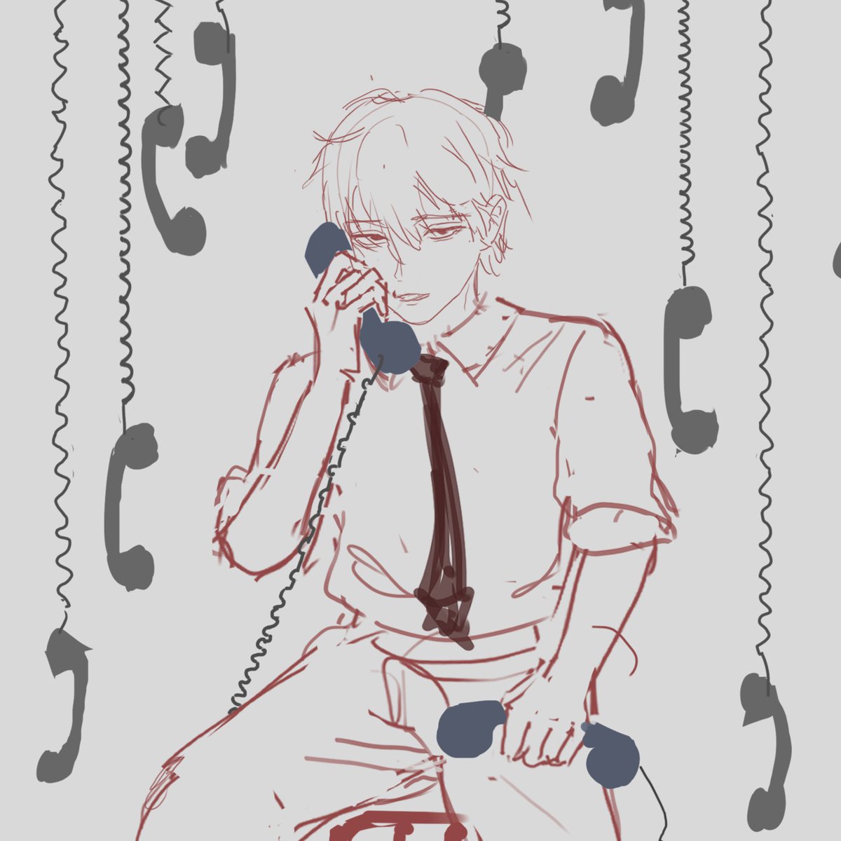 yosuu_u's tweet photo. WIP  
#chainsawman #チェンソーマン https://t.co/Z2N4XXIda9