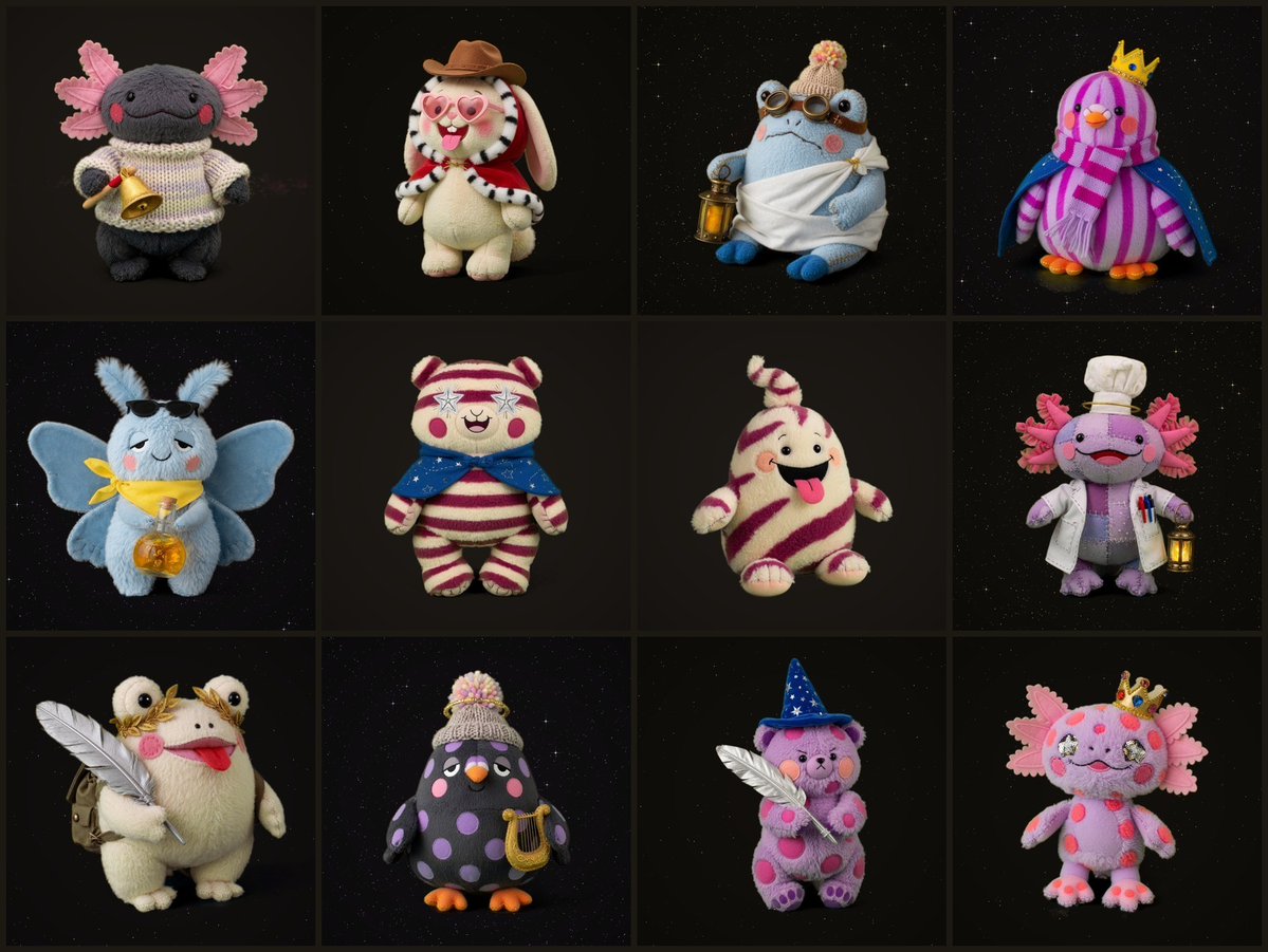 musegod_rh's tweet photo. a few of the 999. each one already has a soul. soon they will find out who they are. https://t.co/huW9HH5Bi4