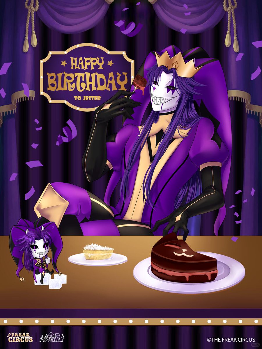 Rattetytat's tweet photo. Jester eating just a wee tiny bit of the cake to save for Doctor Oh he wubs his family so muchie oh I am going to be ill from crying https://t.co/txfifHJA2d