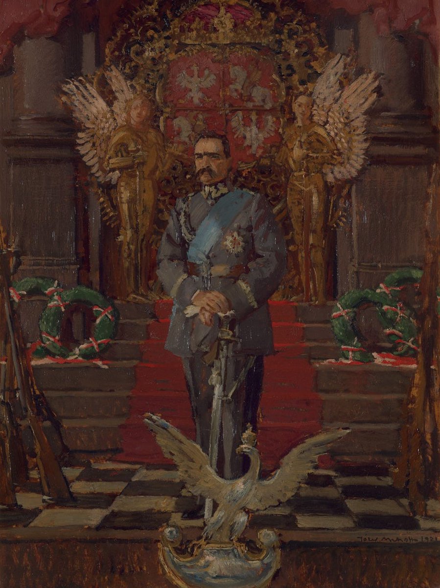 dziejepl's tweet photo. W Muzeum Historii Polski pokazano odnaleziony portret Piłsudskiego pędzla Józefa Mehoffera https://t.co/YZ3ZwD1bXz https://t.co/7SiIKZWbMu
