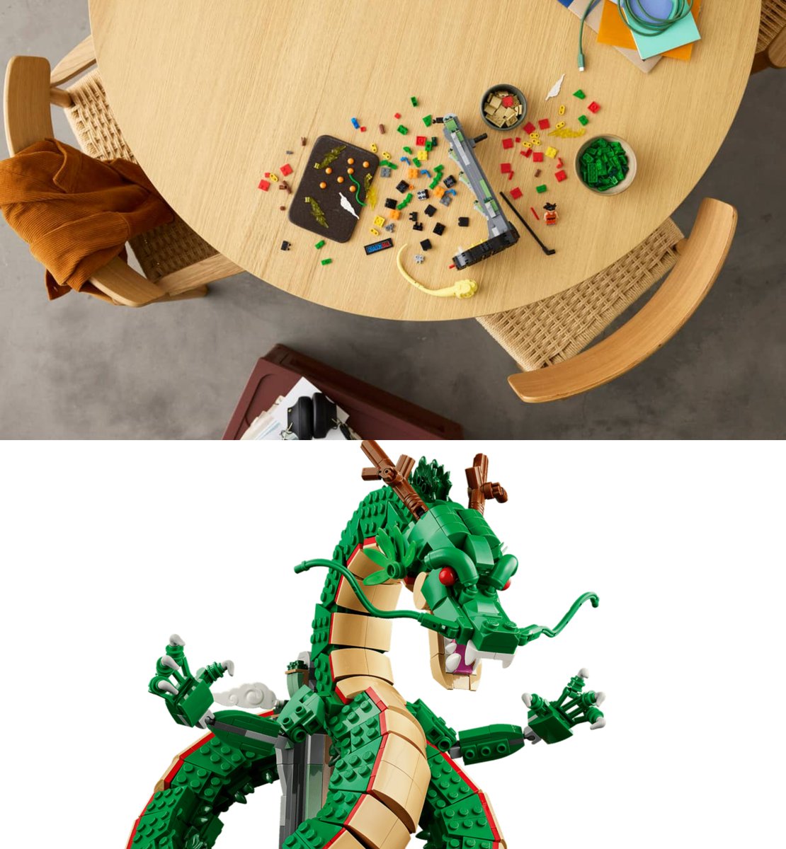 JustFreshKicks's tweet photo. LEGO x Dragon Ball is officially here 🐉🔥

The first-ever set features Shenron, Kid Goku on the Flying Nimbus and all seven Dragon Balls, with 1,764 pieces total.

📅 November 4th
💰 $179.99 https://t.co/3ijjOoGDR8