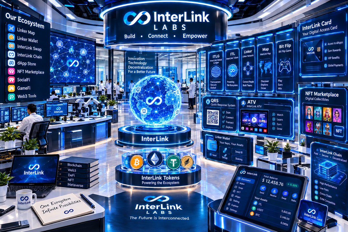 mahdi_abba72519's tweet photo. 🌐 InterLink Labs — The Future Is Interconnected! ♾️💙
From ITLG &amp; ITL to Linker, Map, Bit Flip, QRS, ATV &amp; InterLink Card — one ecosystem, endless possibilities! 🔗
Build • Connect • Empower 💎
#InterLink #ITLG #ITL #Web3 https://t.co/NCHL099jPC