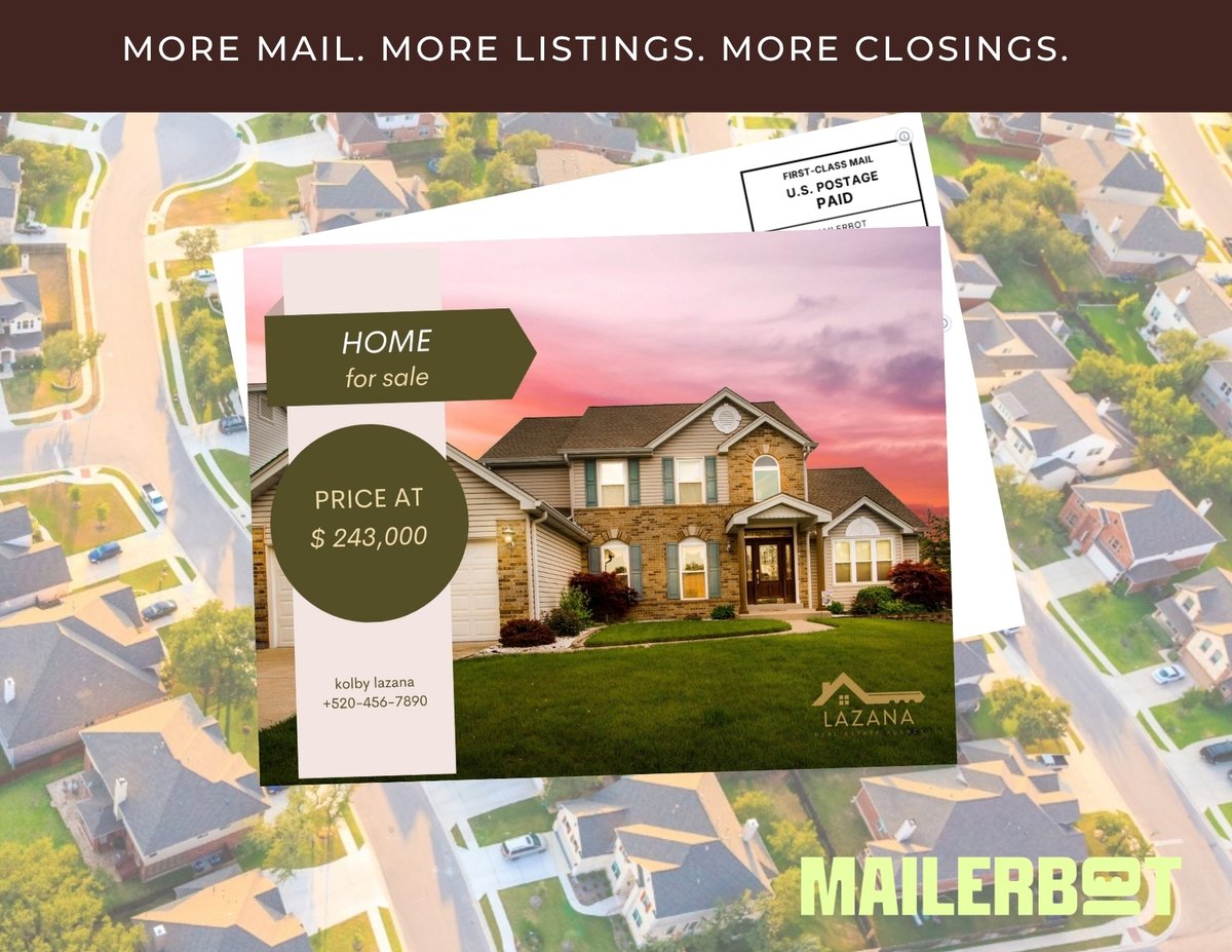 mailerbotcom's tweet photo. Your next listing could be sitting in a mailbox. 👀🏡

Stay top-of-mind with mail they’ll remember when they’re ready to sell.

Be the agent they think of first.

➡️ https://t.co/J04i650tPm

#MailerBot #RealEstateMarketing #RealEstateAgent #DirectMail #Listings #B2B #PrintMail https://t.co/k6JZr02Aei