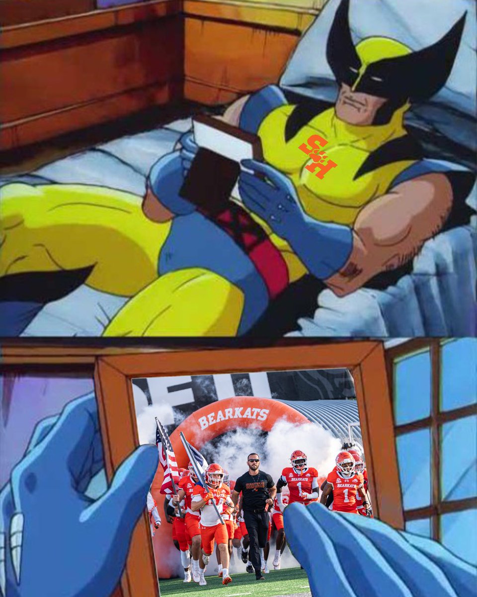 BearkatsFB's tweet photo. Bye week mood 

#EatEmUpKats | #BePartOfIt https://t.co/etR7g6ymNl