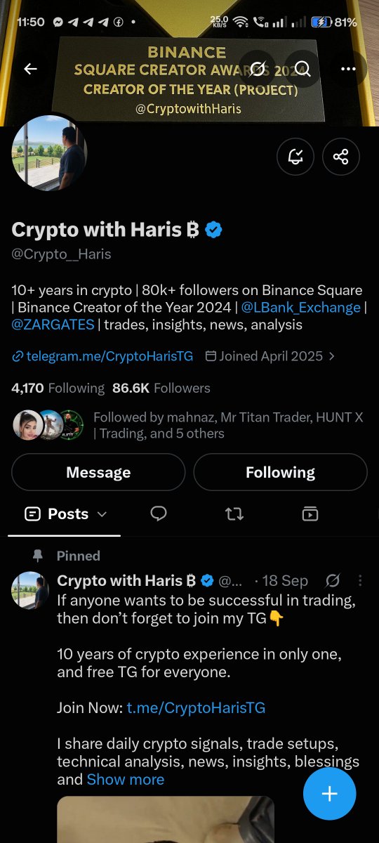 AayanRahat's tweet photo. @Crypto__Haris Already 7 month i Following You Boss💖🫶 https://t.co/mbgXgri6OR