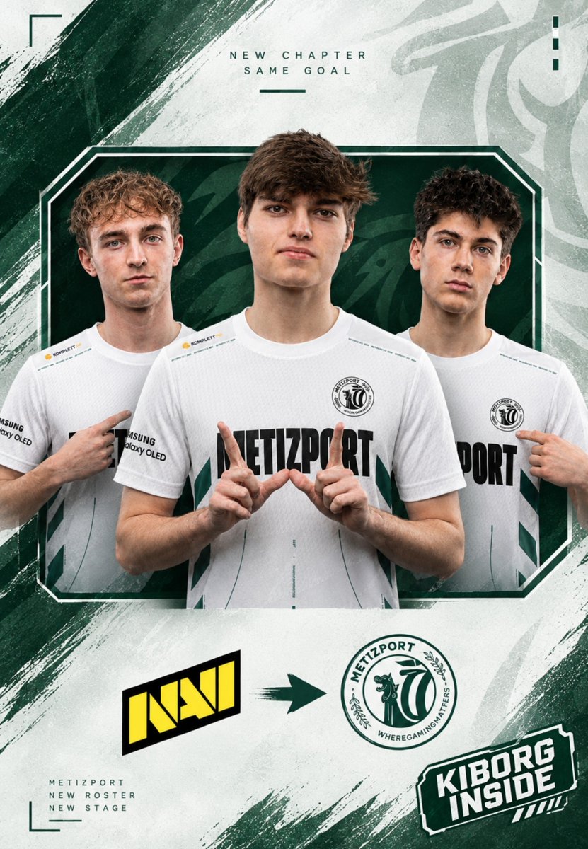 50Kiborg's tweet photo. kiborg inside

Metizport plans to sign the NaVi roster, luring the team away with offers of high salaries, proper social media management, and the immediate provision of team uniforms https://t.co/hOsOrXOAwS