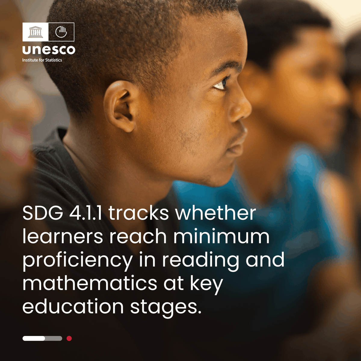 UNESCOstat's tweet photo. How can national learning assessments support SDG 4.1.1 reporting?
A recent UIS webinar presented a structured pathway for countries to review existing evidence, assess reporting readiness and identify practical next steps.
Watch now https://t.co/iDC2YWpZhI
#SDG4 #UIS https://t.co/tyAioYqysd