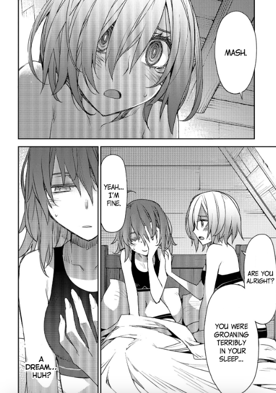 AmyRosified's tweet photo. again, mash locks the fuck in with all the love and flirting when its female ritsuka. #YuriForLife https://t.co/7JS1fifz9z